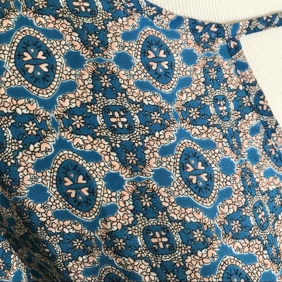 Lush Floral Hearts Flutter Sleeve Dress Size SMALL Retro - Picture 7 of 12